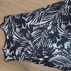 Lane Bryan black & white dress